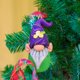 thumbnail image 1 of Fiudx Liquidación de ahorros de verano Adornos navideños personalizados con forma de corazón, adornos de porcelana, adornos de cerámica, adornos colgantes para árbol de Navidad, regalos navideños par, 1 of 3