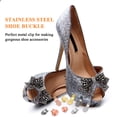 thumbnail image 4 of 36pcs Metal Shoe Clips Flat Blank Shoe Buckles Decorative Shoe Clips Shoes Accessories, 4 of 7