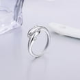 thumbnail image 3 of Teissuly Ring Gold Dolphins Open Ring Midi Pinkie Finger Toe Ring For Women, 3 of 6