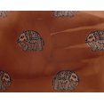 thumbnail image 4 of oneOone Georgette Viscose Fabric Elephant Block Printed Craft Fabric BTY 42 Inch Wide, 4 of 4