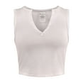 thumbnail image 5 of No Boundaries Rib Henley Tank, Women's, 5 of 5