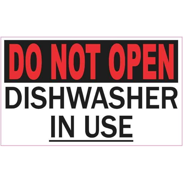 5in x 3in Dishwasher in Use Magnet - Walmart.com - Walmart.com