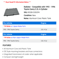 thumbnail image 2 of Radiator - Compatible with 1992 - 1996 Toyota Camry 2.2L 4-Cylinder 1993 1994 1995, 2 of 2