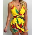 thumbnail image 2 of Womens Summer Casual Slim Sleeveless Sequins Sexy Trade Printed Short Jumpsuits Female Leisure Lounge Short Romper Ladies Short Playsuits Overalls Loungewear, 2 of 5