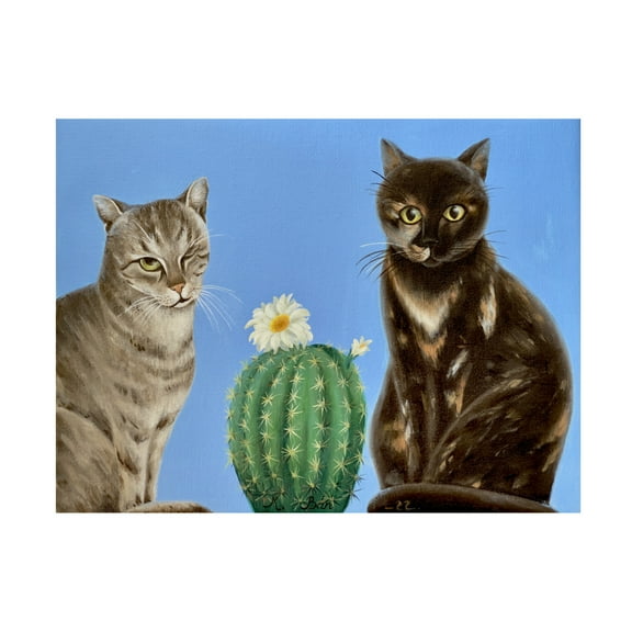 Magdolna Ban 'Discord, 2022' Canvas Art - 19 x 14 Inches