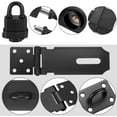 AcserGery Heavy Duty Padlock Hasp Kit Shed Door Latch Hasp with