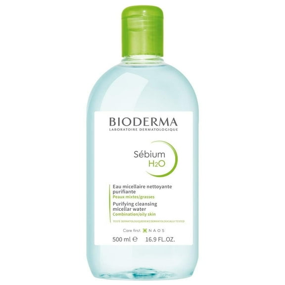 Bioderma - Sébium H2O - Micellar Water - Facial Cleanser and Makeup Remover - Face Cleanser for Combination to Oily Skin