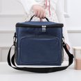 thumbnail image 4 of JikouIivo Insulated Lunch Bag Reusable Large Lunch Box for Men/Women, Leakproof Cooler Tote Portable Lunch Bag with Adjustable Shoulder Strap (Nayy), 4 of 7