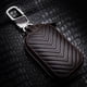 thumbnail image 2 of Matsuzay Llavero elegante de cuero con cadena duradera - Adecuado para hombres y mujeres Bolsa Regalo perfecto asequible Ligero marrón en Type3 NO3, 2 of 6