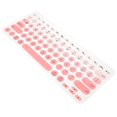 thumbnail image 5 of Keyboard Cover Silicone Keyboard Protector Pink Gradient Design Daily Use 12x17.5CM Protective 1Pcs, 5 of 5