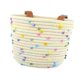 thumbnail image 5 of Cesta de bicicleta para niños, cesta delantera para bicicleta, bolsa de carga, cesta de triciclo con cuerda de algodón Beige, 5 of 9