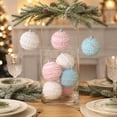 thumbnail image 6 of 9 Piece Christmas Ball Ornaments Set 3.15in Foam Tree Decorations Multicolor, 6 of 6