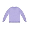 thumbnail image 4 of Sweaters For Women New Round Neck Long Sleeve Loose Pullover Solid Knit Bottom Shirt Nylon Purple Size S-2Xl Oversized Sweaters For Women, 4 of 5