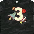 thumbnail image 4 of Inktastic 3rd Birthday Outer Space Theme Boys or Girls Toddler T-Shirt, 4 of 5