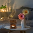 thumbnail image 3 of CIYISON Ceramics Essential Oil Burners Melter Aromas Diffuser with Tealight Candle Stand Set for Relaxing Home Decors, 3 of 10