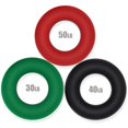 thumbnail image 1 of Hand Trainer Stress Relief Squeeze Balls Grip Rings Finger Nail Hardener Fitness Training (30lb-50lb, 1 of 4