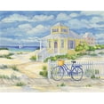 thumbnail image 2 of Paul Brent 32x26 Gallery Wrapped Canvas Wall Art Titled - Beach Cruiser Cottage II, 2 of 4