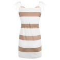 thumbnail image 3 of ICQOVD Womens Summer Striped V-Neck Striped Waist Halter Sling Dresses, 3 of 6