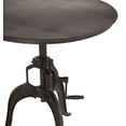 thumbnail image 2 of 36 in. Adjustable Crank Iron Side Table in Matte Black, 2 of 3