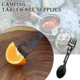 thumbnail image 5 of Camping tableware 3 in 1 Cutlery, Spoon, Fork, For C amping,, 5 of 9