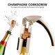 thumbnail image 4 of Champagne Bottle Opener Multifunctional Manual Handheld Corkscrew Effortless Wine Screw Remover for Kitchen Restaurant, 4 of 5