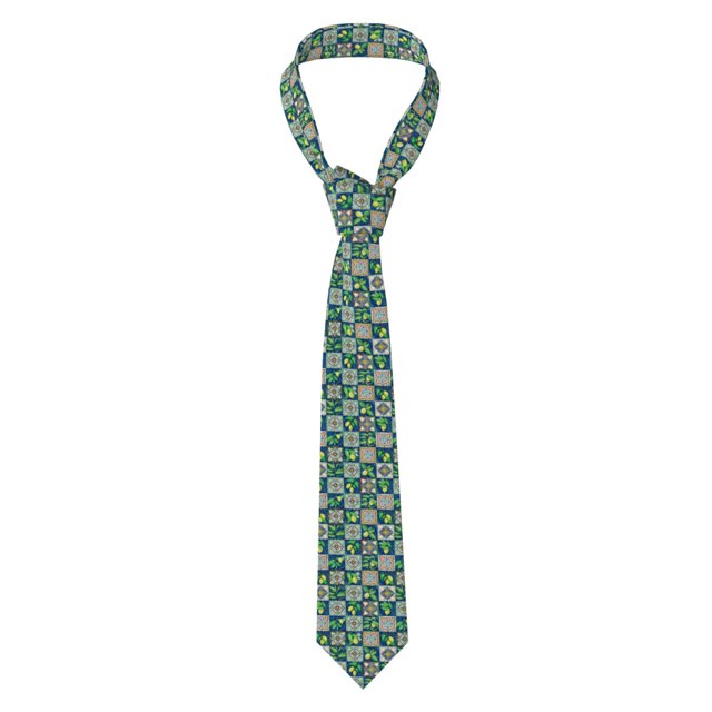 Fotbe Lemon and Leaves Corbata Clásica para Hombre con Estampado – Corbata de Seda Jacquard Tejida, para Negocios, Bodas y Eventos Formales
