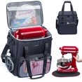 thumbnail image 1 of YANTONG Stand Mixer Carry Bag With Slider Compatible With KitchenAid Mixers (4.5-5 Quart), Cover Case With Pockets for Attachment and Accessories, Storage Bag Only, 1 of 5