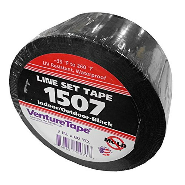Venture Tape Line Set Tape, 2in x 60yd, Black 1507
