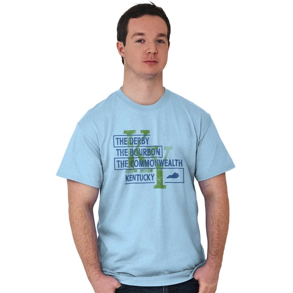 Kentucky Bourbon Derby Commonwealth Men's Graphic T Shirt Tees Brisco Brands M