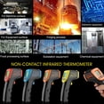 thumbnail image 3 of Non Digital Temperature Infrared Thermometer, LCD Display, Red, 3 of 7