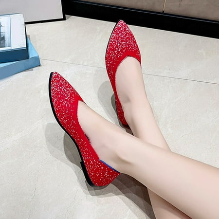 eczipvz Women Shoes Fashion Womens Breathable Lace Up Shoes Chunky Heels Casual Sandals Women s Casual Shoes Size 6 Red