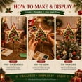 thumbnail image 2 of Clearance! DIY Beaded Christmas Tree Star Topper, Christmas Diamond Art Kit for Adults, Christmas Decor Gift (Christmas Tree), 2 of 6