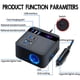 thumbnail image 4 of Teissuly Car Inverter 150W Peak 12V/24V To 110V LED Display Sockets Power Inverter Adaptor Fast Charging Teissuly WER202312026081, 4 of 9