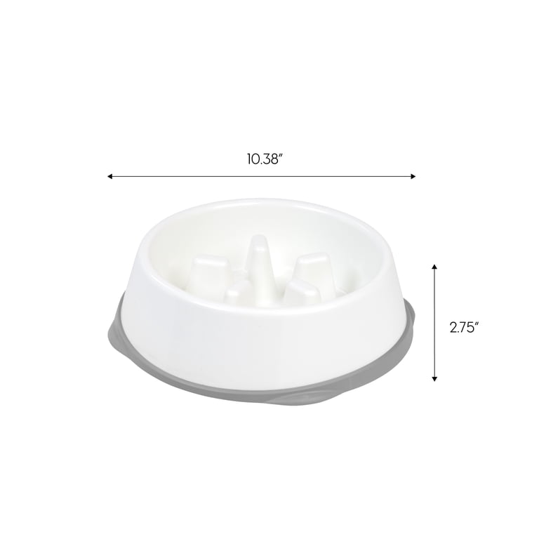 4 Cup Slow Feeder Dog Bowl, Anti-Slip photo 2