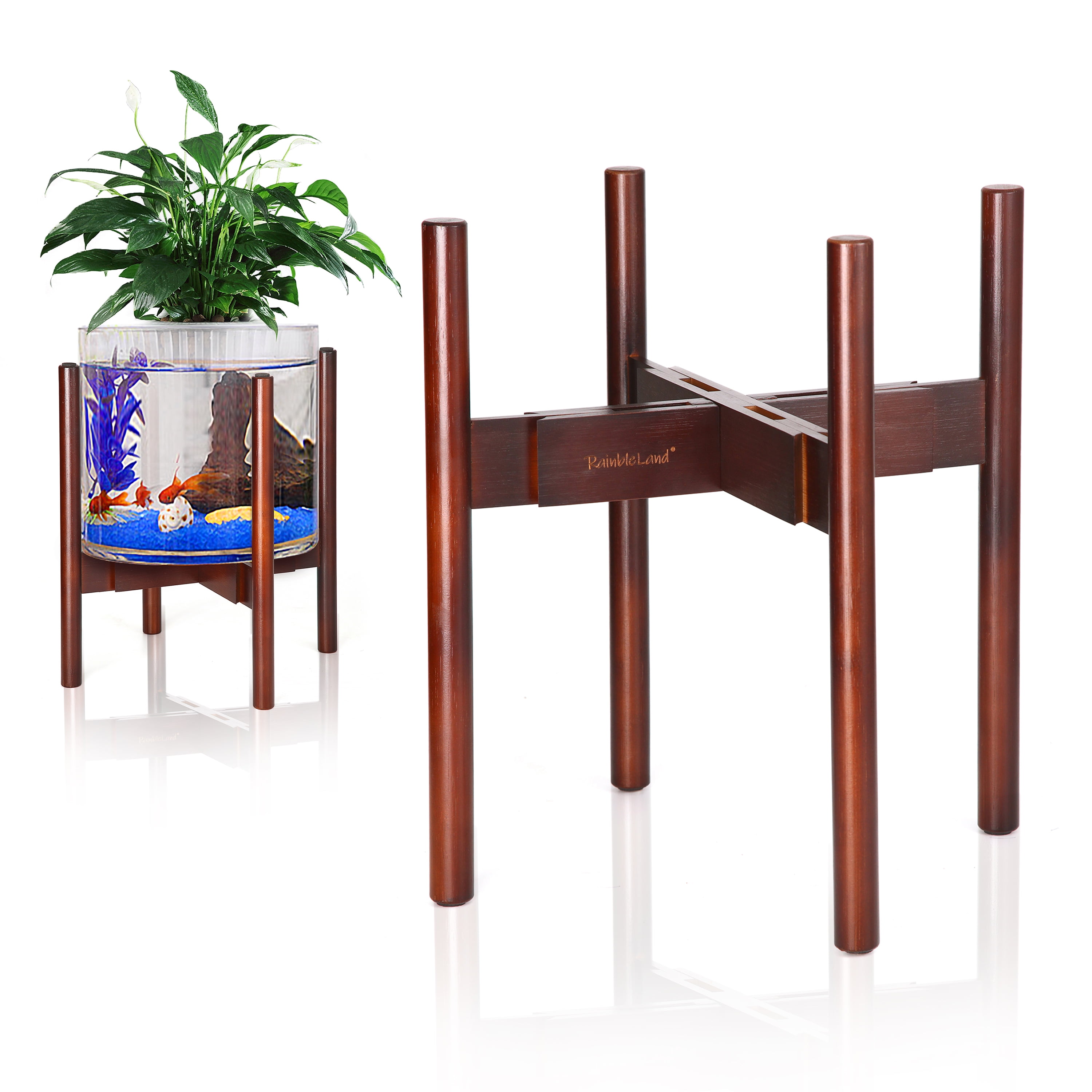 RainbleLand Indoor Plant Stand Adjustable Planter Stand