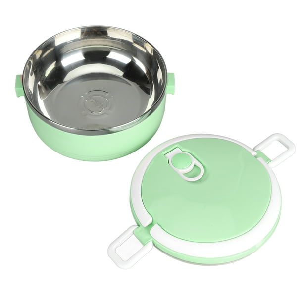 Fiambrera Térmica apilable de acero inoxidable, contenedores de comida sellados redondos aislados, para el hogar y la oficina al aire libre