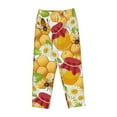 thumbnail image 4 of Bingfone Pajamas For Women,Bees Honeycomb Pajama Pants With Pockets-Small, 4 of 9