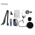 thumbnail image 3 of (blue)TALOS Electronic BM-800 Professional Capacitive Microphone Vocal Recording Wired Mic for Computer, 3 of 5