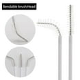 thumbnail image 2 of 300 Disposable Spoolies Mascara Eyelash Wands Brush Applicator for Eyelash Extension Eyebrow and Makeup White, 2 of 5