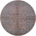 thumbnail image 1 of Ahgly Company Machine Washable Indoor Round Industrial Modern Purple Area Rugs, 8' Round, 1 of 7