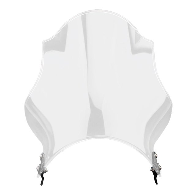 Miulika ABS windshield deflector for SCRAMBLER 800 2015-2020 Transparent Clear