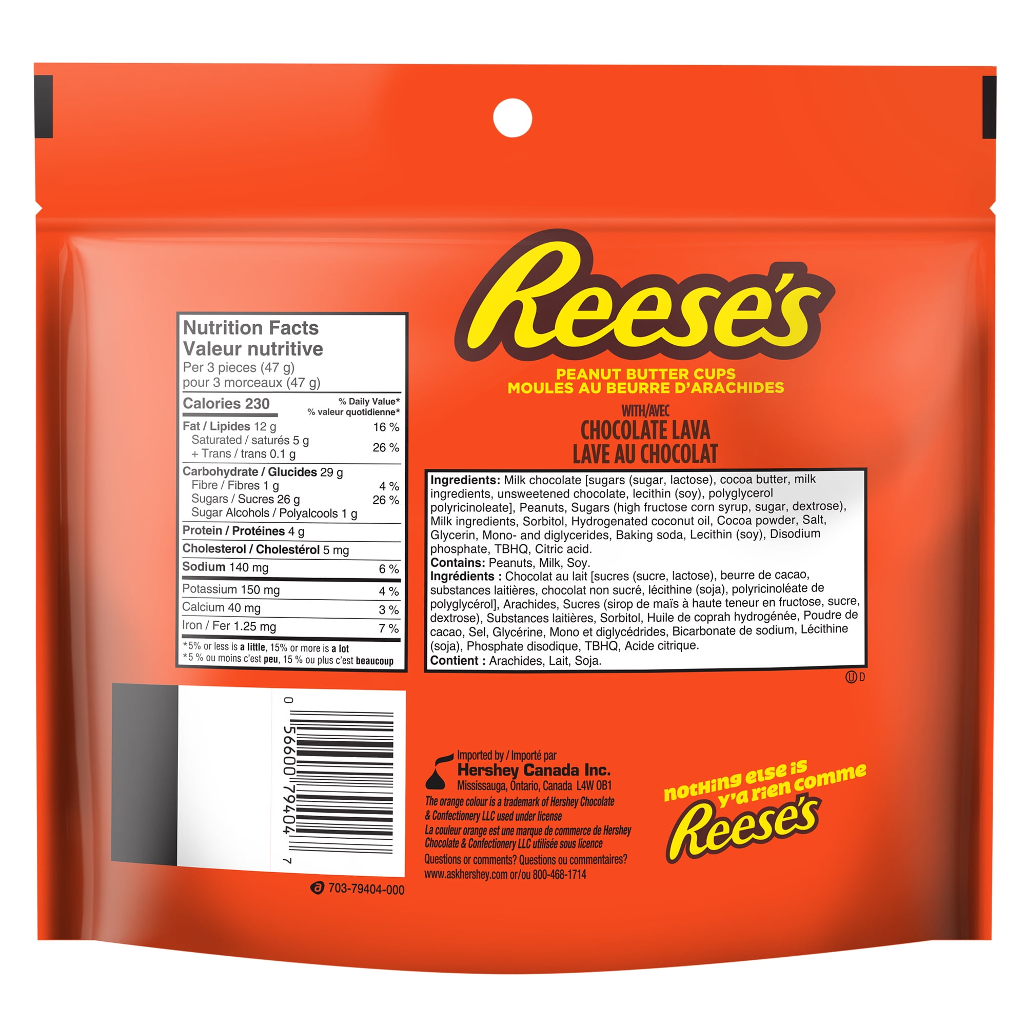 Reese's Choc Lava Snack Size 170G Reese's Choc Lava Snack Size 170G