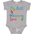 thumbnail image 3 of Inktastic My Aunt in Oklahoma Loves Me Boys or Girls Baby Bodysuit, 3 of 5