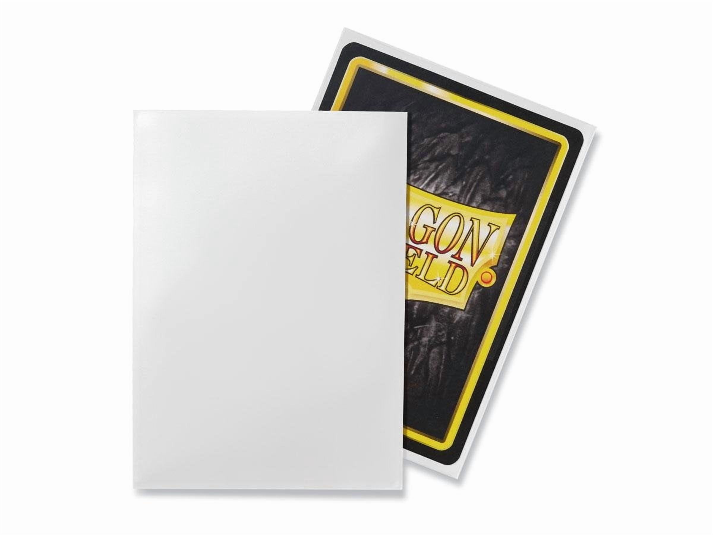 10 Packs Dragon Shield Classic White Standard Size 100 ct Card Sleeves Display Case