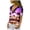 Purple, variant on Womens Tops Dressy Casual Short Sleeve Fshion Casual Print Button Down Shirt Top Basic Cute Shirts L