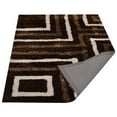 thumbnail image 5 of Rugsotic Carpets Hand Tufted Shag Polyester Eco-Friendly Area Rugs - 4'x6', Rectangle, Brown Beige, Plain Solid Design, High Pile Handmade Anti Skid Rugs for Living Room, Bed Room K00013, 5 of 5