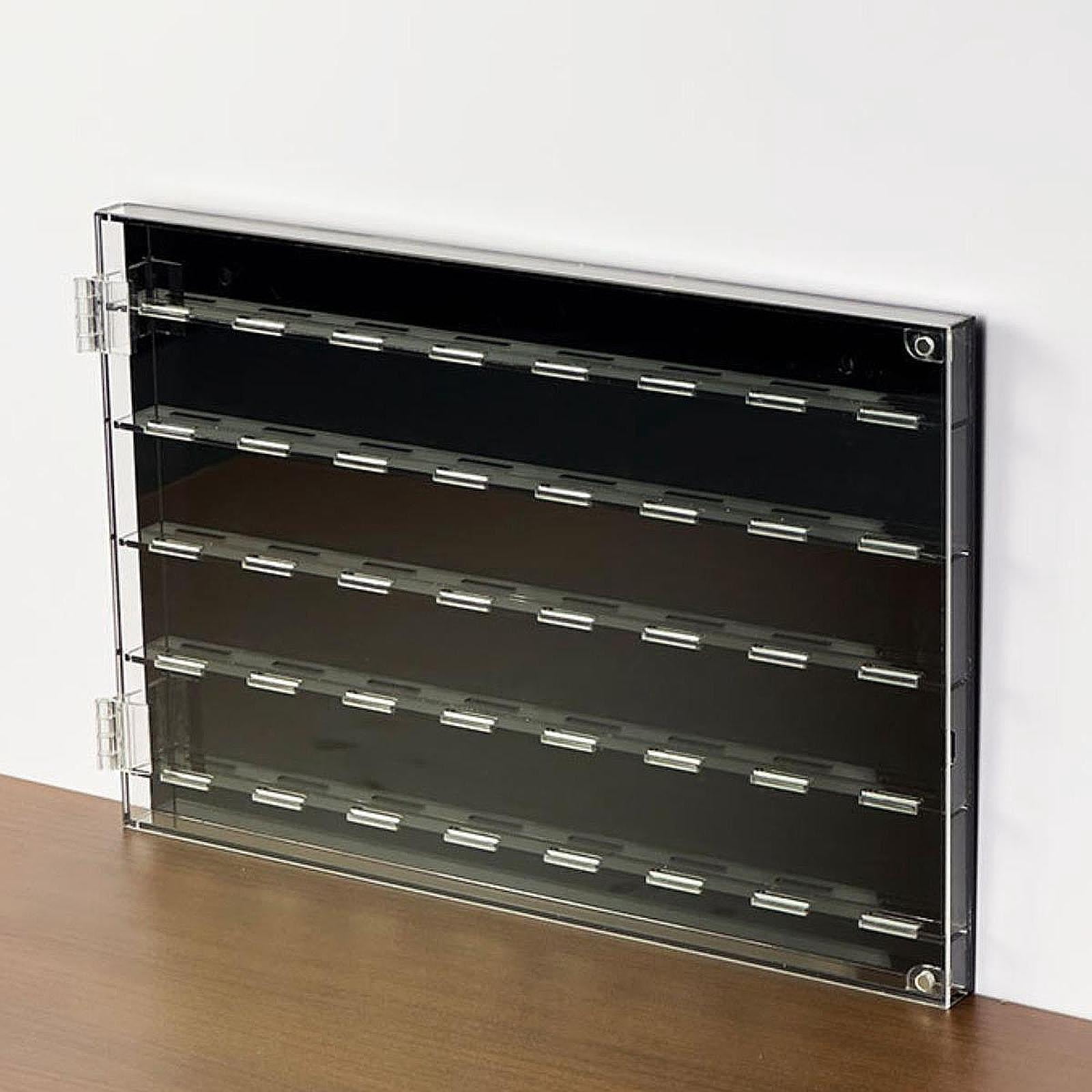 Acrylic Guitar Pick Holder Display Storage Box Transparent Slim Profile Dust Protection for Music Room Use