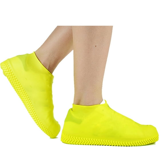Fundas de silicona para zapatos contra la lluvia, 1 par de fundas de silicona impermeables para zapatos Funda de silicona impermeable para zapatos Valor excepcional
