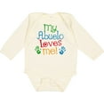 thumbnail image 3 of Inktastic My Abuelo Loves Me Boys or Girls Long Sleeve Baby Bodysuit, 3 of 5