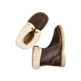 thumbnail image 3 of Bellella Ladies Snow Boots Mid-Calf Riding Boot Pull On Winter Booties Lightweight Bootie Work Warm Shoes Dark Brown 5.5, 3 of 4
